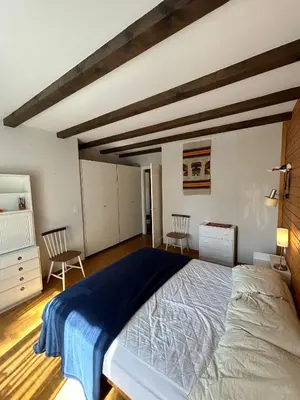 Ein Bett oder Betten in einem Zimmer der Unterkunft Tschoueilles 005 MOUNTAIN & QUIET chalet 10 pers