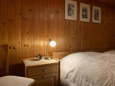 Ein Bett oder Betten in einem Zimmer der Unterkunft Chalet Rosemarie