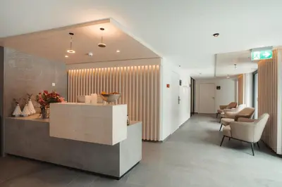 Ein Sitzbereich in der Unterkunft Alpen Resort & Spa