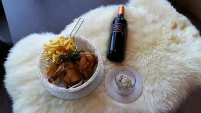 Essen in der Pension oder in der Nähe