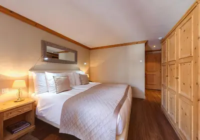 Ein Bett oder Betten in einem Zimmer der Unterkunft Hotel Albatros