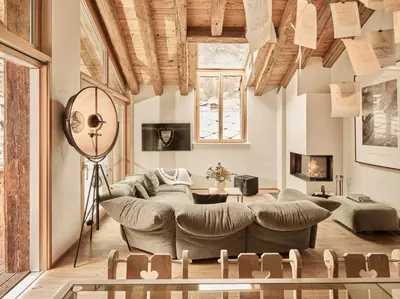 Ein Sitzbereich in der Unterkunft Firefly Luxury Suites