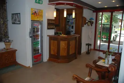 Lobby/Rezeption in der Unterkunft Hotel Garni Jägerhof