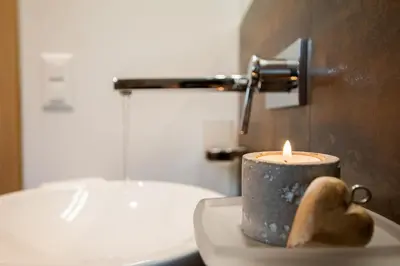 Ein Badezimmer in der Unterkunft Alpenresort B22