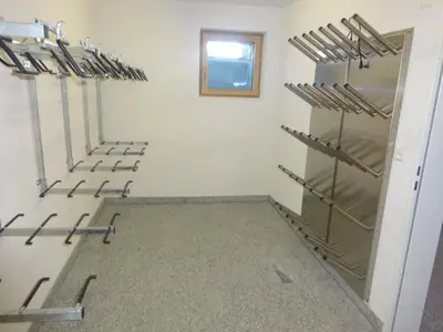 Das Fitnesscenter und/oder die Fitnesseinrichtungen in der Unterkunft Alpenresort B22