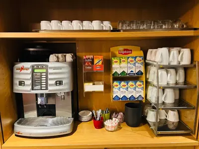Kaffee-/Teezubehör in der Unterkunft Hotel Alpin Superior