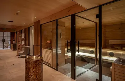 Ein Badezimmer in der Unterkunft Hotel Pollux