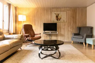 TV/Unterhaltungsangebot in der Unterkunft Lakeview Family Apartment