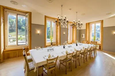 Ein Restaurant oder anderes Speiselokal in der Unterkunft Hotel Panorama