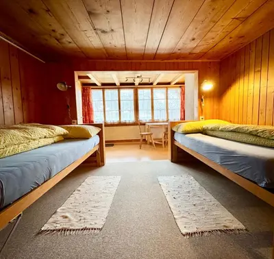 Ein Bett oder Betten in einem Zimmer der Unterkunft Studio Sternen