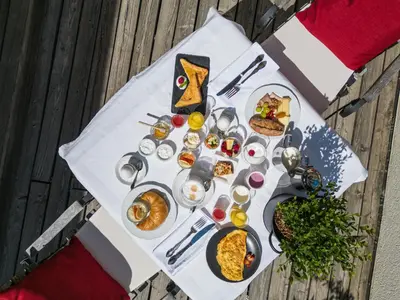 Essen im Hotel oder in der Nähe