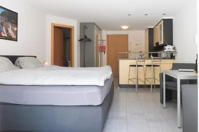 Küche/Küchenzeile in der Unterkunft A Calm & Charm Studio - Haus Haro