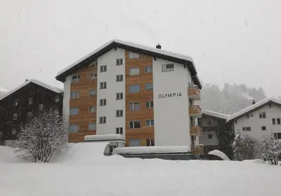 Apartment Olympia Mischabel im Winter