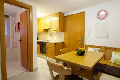 Küche/Küchenzeile in der Unterkunft Bolero Appartements