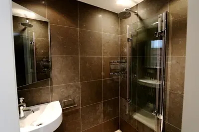 Ein Badezimmer in der Unterkunft Cornelia