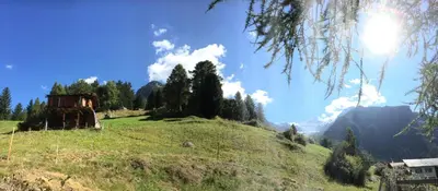 Naturlandschaft in der Nähe des Ferienhauses
