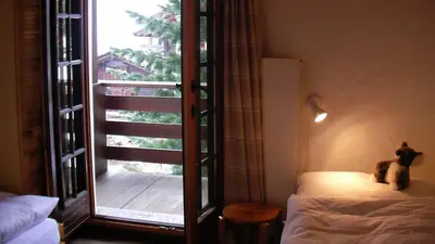 Ein Bett oder Betten in einem Zimmer der Unterkunft Chalet Goldblick
