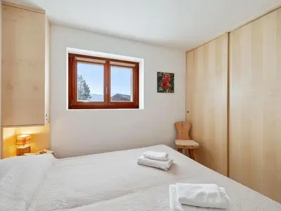 Ein Bett oder Betten in einem Zimmer der Unterkunft Apartment Les Aiguilles Vertes Rez inférieur by Interhome