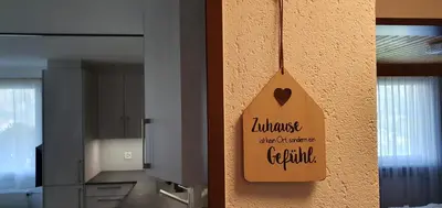 Küche/Küchenzeile in der Unterkunft Chalet Schneevogul