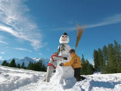 Chalet in Valais near Ski Lift & Saas Valley im Winter