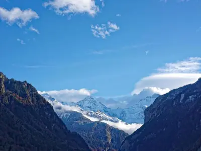 Naturlandschaft in der Nähe des Ferienhauses