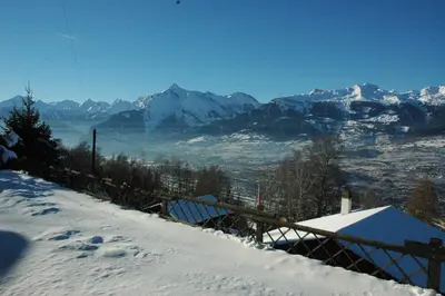 Naturlandschaft in der Nähe des Chalets
