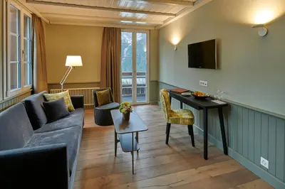 TV/Unterhaltungsangebot in der Unterkunft Hotel Spinne Grindelwald
