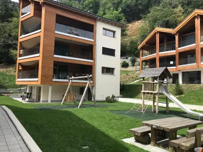 Ein Kinderspielbereich in der Unterkunft Bergquell B