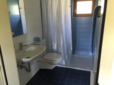 Ein Badezimmer in der Unterkunft Chalet Bergfink