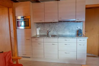 Küche/Küchenzeile in der Unterkunft Chalet Allegra