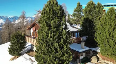 Naturlandschaft in der Nähe des Chalets