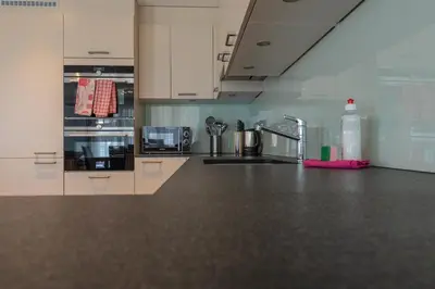 Küche/Küchenzeile in der Unterkunft Mönch Apartment - Aare Jungfrau AG