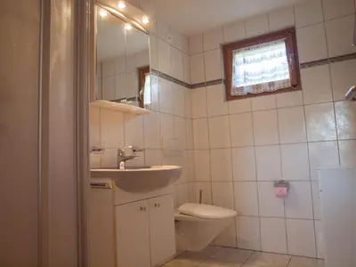 Ein Badezimmer in der Unterkunft Chalet Fridi