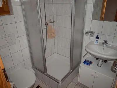 Ein Badezimmer in der Unterkunft Chalet Silberdistel