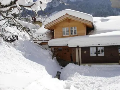Ferienwohnung Stalden im Winter