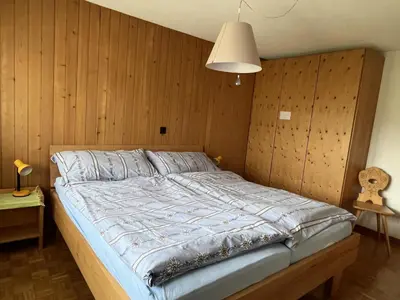 Ein Bett oder Betten in einem Zimmer der Unterkunft Apartment Akelei - klein by Interhome