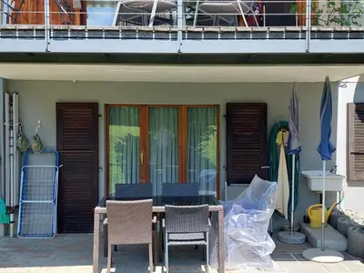 Ein Balkon oder eine Terrasse in der Unterkunft Apartment Daheim by Interhome