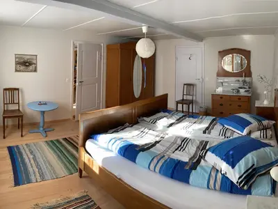 Ein Bett oder Betten in einem Zimmer der Unterkunft Apartment Obegghuus by Interhome