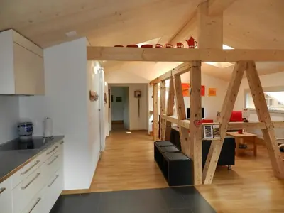 Küche/Küchenzeile in der Unterkunft Apartment Simme-Tröimli by Interhome