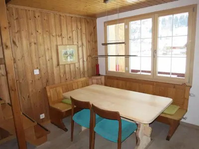 Ein Sitzbereich in der Unterkunft Apartment Lischenhaus - Strubel by Interhome