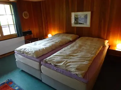 Ein Bett oder Betten in einem Zimmer der Unterkunft Apartment Lischenhaus - Strubel by Interhome