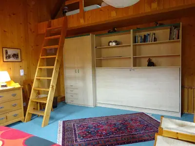 Ein Bett oder Betten in einem Zimmer der Unterkunft Apartment Lischenhaus - Strubel by Interhome