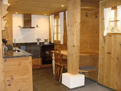 Küche/Küchenzeile in der Unterkunft Apartment Gwunderstübli by Interhome