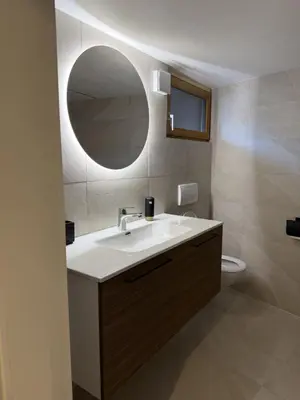 Ein Badezimmer in der Unterkunft Mier Gfallt`s