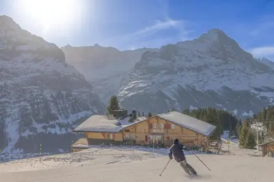 Alpinhotel Bort im Winter