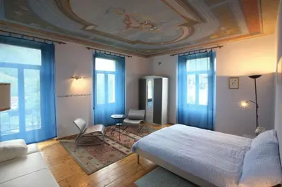 Ein Bett oder Betten in einem Zimmer der Unterkunft Unione