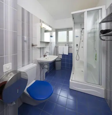 Ein Badezimmer in der Unterkunft Unione