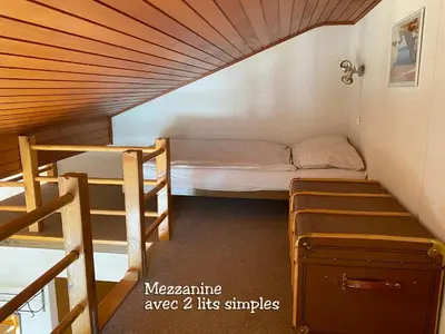 Ein Bett oder Betten in einem Zimmer der Unterkunft La Montagnette, VERCORIN