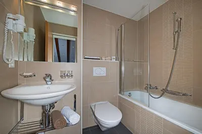 Ein Badezimmer in der Unterkunft Haus Granit