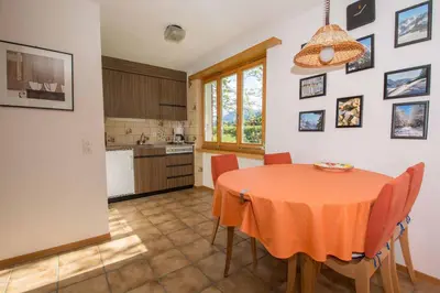 Küche/Küchenzeile in der Unterkunft Chalet Falki